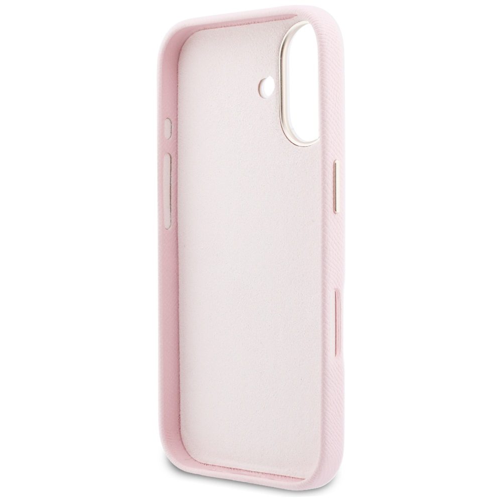 Guess HC PU FW RESIN LOGO PINK case for iPhone 17 Pro 6,3"