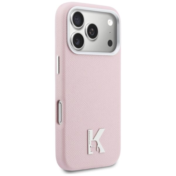 Karl Lagerfeld case for iPhone 17 Pro Max 6,9" HC MAGSAFE PU FW W/ KHEAD LOGO PINK