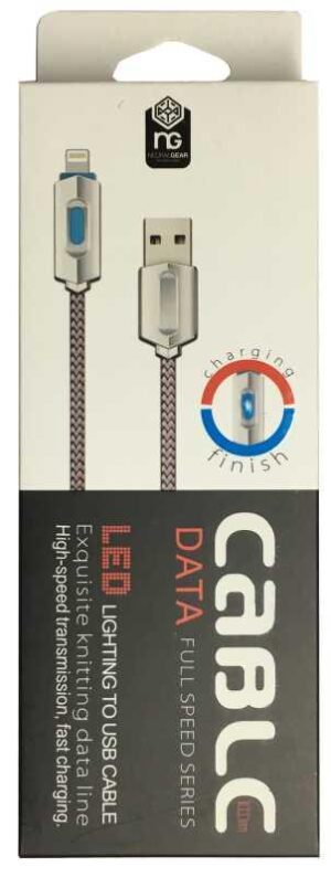 5136 NG LIGHTNING ZINC ALOE ΚΑΛΩΔΙΟ ΦΟΡΤΙΣΗΣ+DATA, 1m