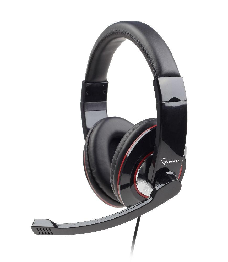GEMBIRD HEADSET ΜΑΥΡΟ MHS-001
