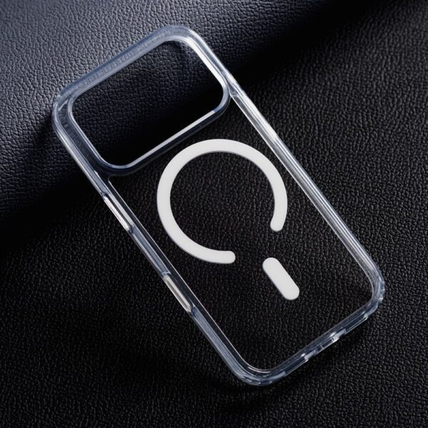Case for iPhone 17 PRO Forcell F-Protect Clear Hybrid Premium compatible with Magsafe clear