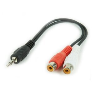 613 CABLEXPERT ΚΑΛΩΔΙΟ ΗΧΟΥ 3.5 MM PLUG TO 2 x RCA 0.2m