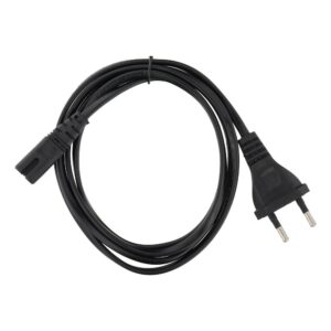 Power cable for radio (2pin) 1,5 m black