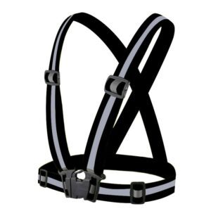 Adjustable reflective harness for running bike - blackeng