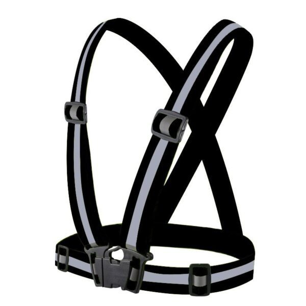 69082_1 Adjustable reflective harness for running bike - blackeng