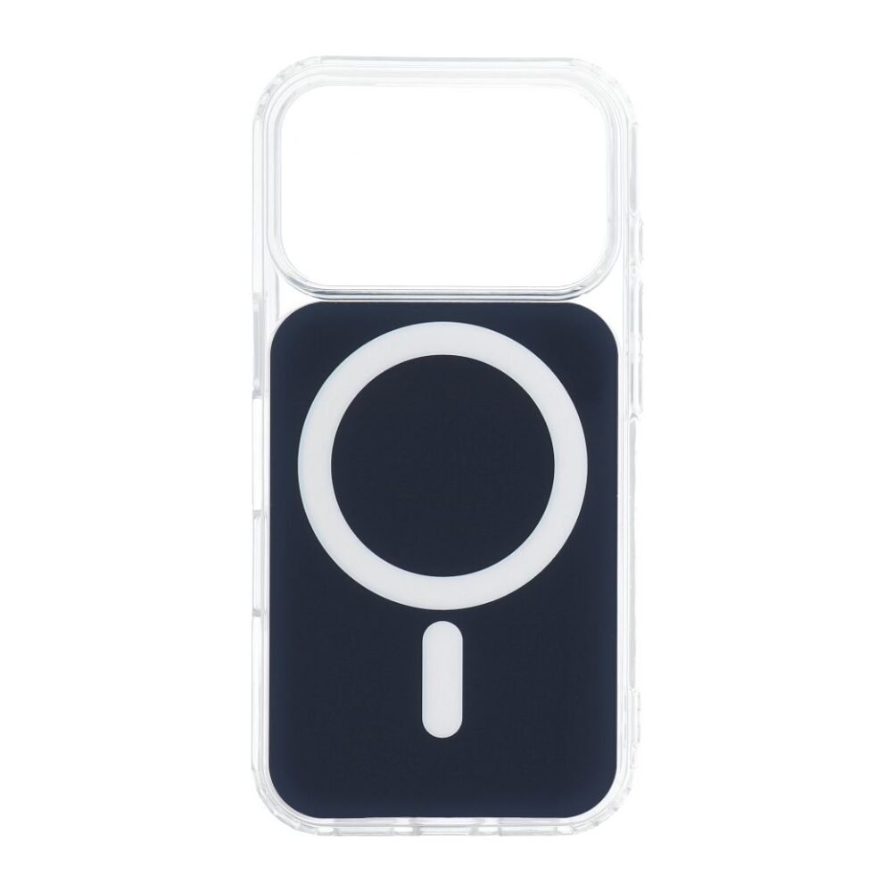 6e20d653873b9b75505df60a6e1e2982 CLEAR FUSION MAG COVER Case compatible with MagSafe for IPHONE 15 Pro navy blue
