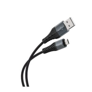 Cable USB A to Micro USB Hoco 2,4A 1 m X38 black