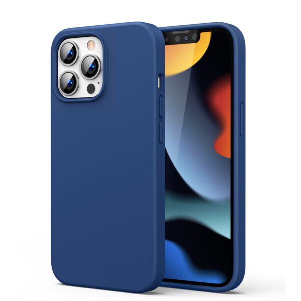 Ugreen Protective Silicone Case rubber flexible silicone case cover for iPhone 13 Pro blueeng