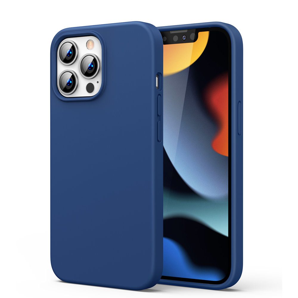 Ugreen Protective Silicone Case rubber flexible silicone case cover for iPhone 13 Pro blueeng