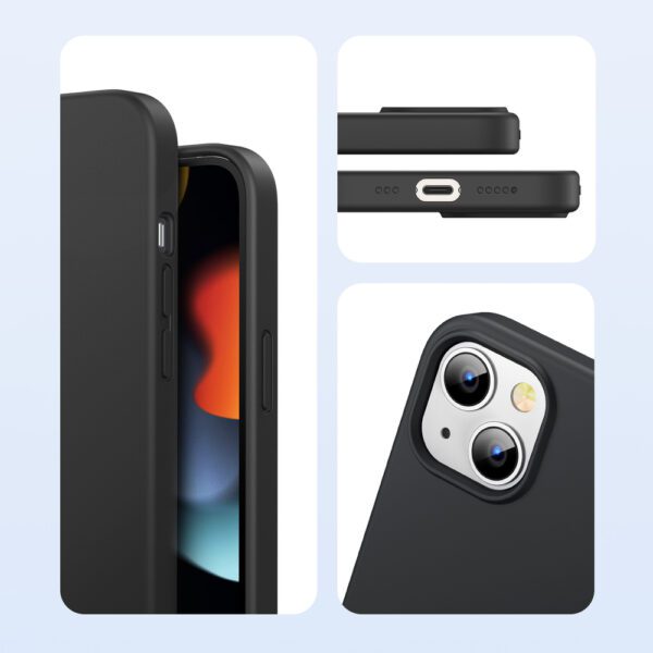 Ugreen Protective Silicone Case rubber flexible silicone case cover for iPhone 13 mini blackeng