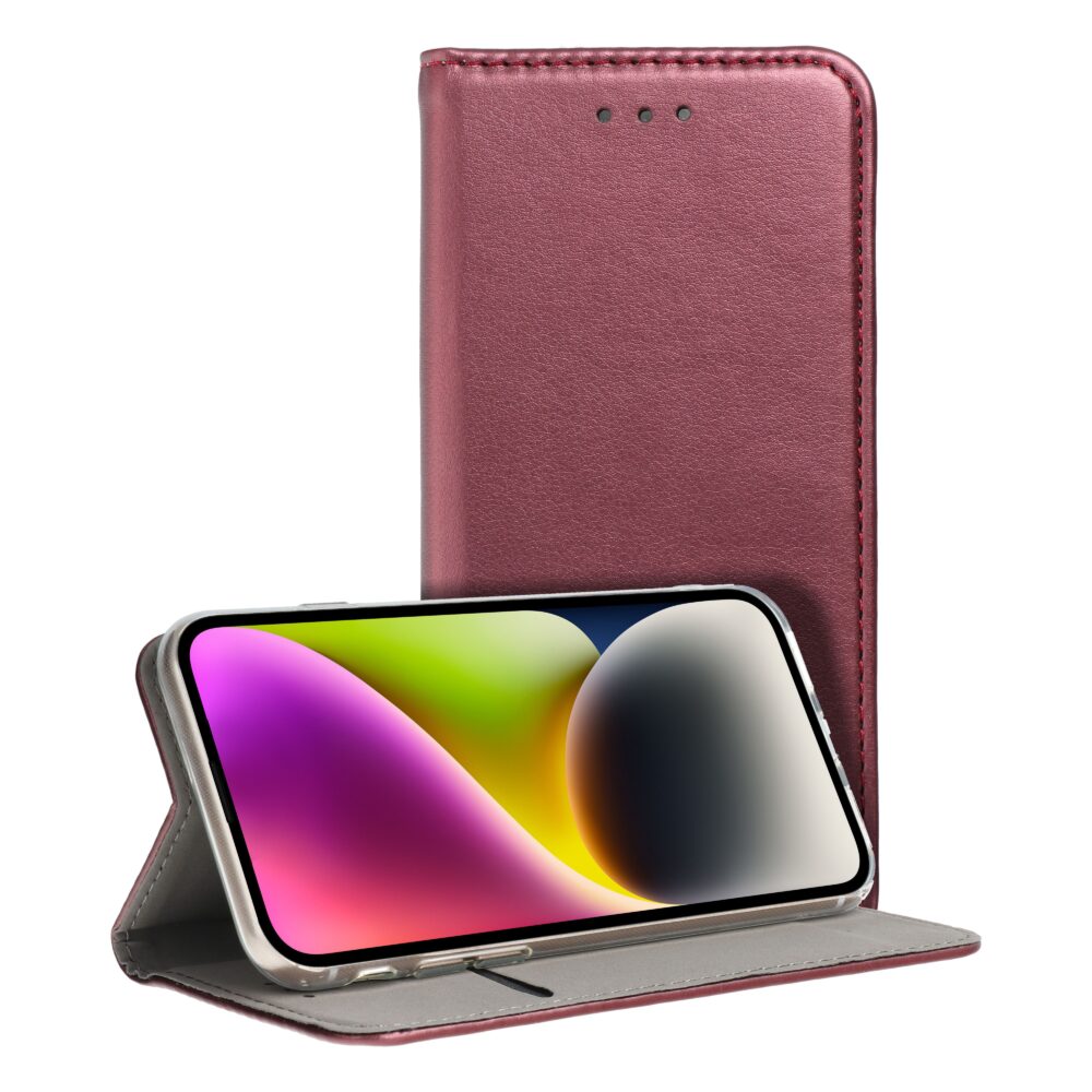 SMART MAGNETO Book case for XIAOMI Redmi Note 15 Pro Plus 5G burgundy