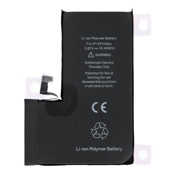 JCID Diagnosable Battery for iPhone 15 Pro Max 4780 mAh (high capacity)