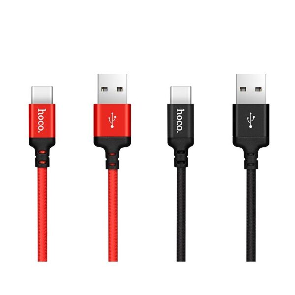 Cable USB A to USB C Hoco 2A 2 m X14 black
