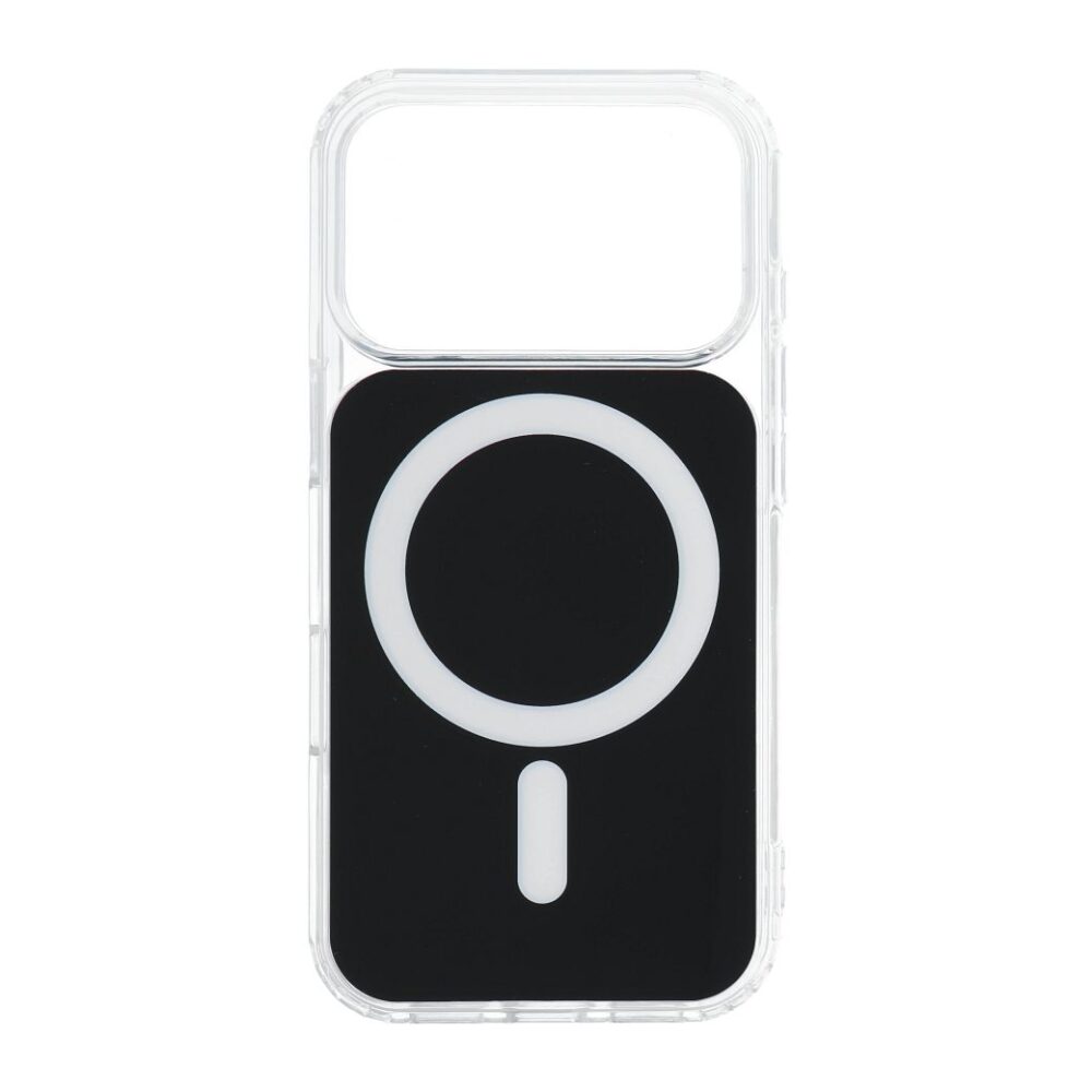 CLEAR FUSION MAG COVER Case compatible with MagSafe for IPHONE 17 black