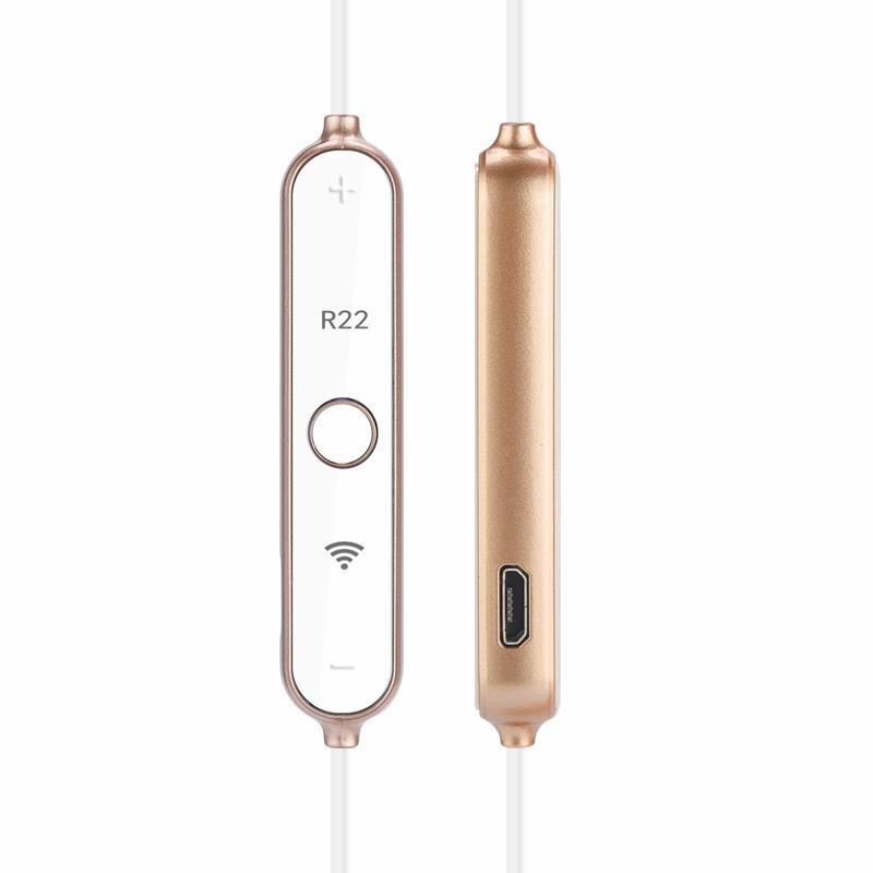 WESDAR R22 BLUETOOTH HEADPHONES, ΛΕΥΚΟ-ΧΡΥΣΟ