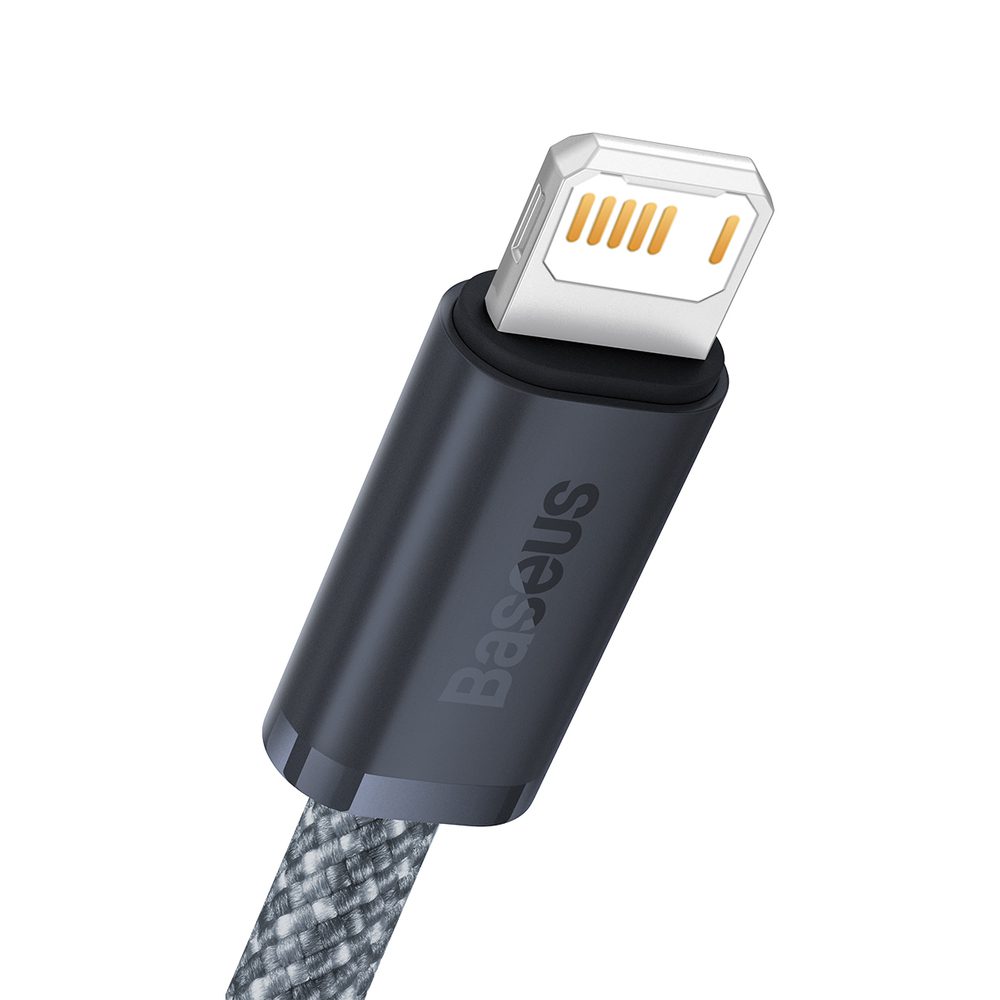 88984_2 Baseus cable for iPhone USB - Lightning 2m, 2.4A gray (CALD000516)eng
