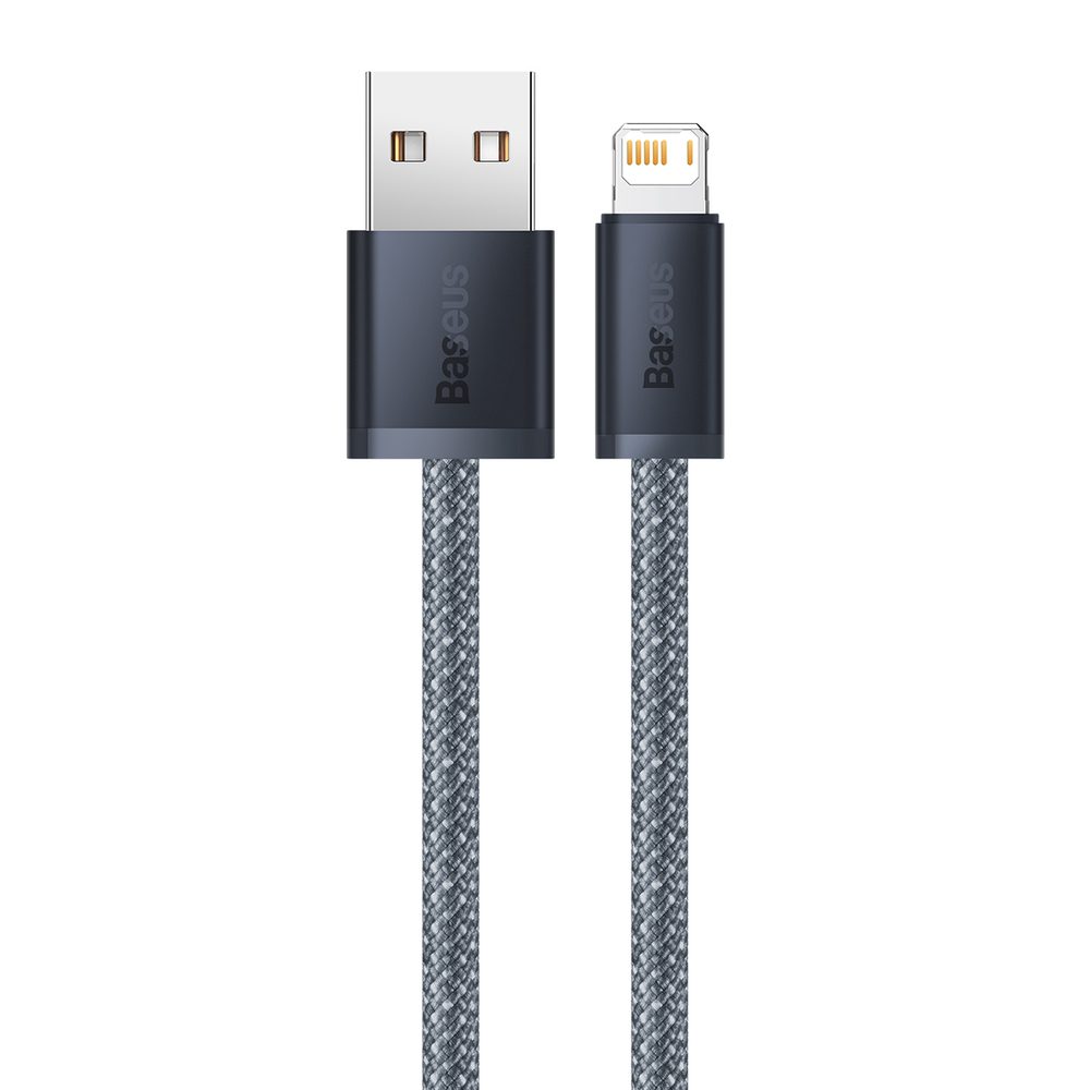 88984_3 Baseus cable for iPhone USB - Lightning 2m, 2.4A gray (CALD000516)eng