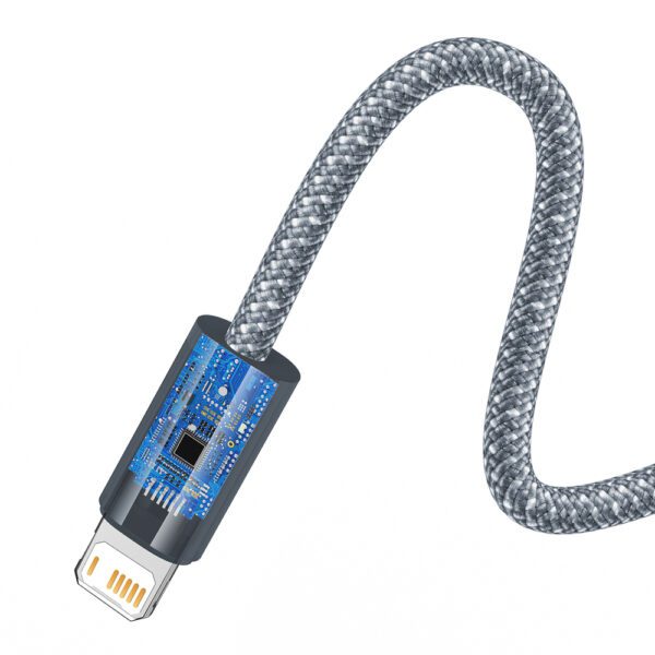 88984_4 Baseus cable for iPhone USB - Lightning 2m, 2.4A gray (CALD000516)eng