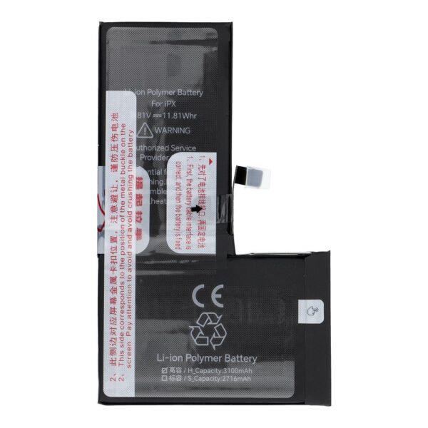 JCID Battery for iPhone X 3100 mAh (high capacity)
