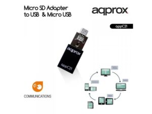 975 APPROX ΑΝΤΑΠΤΟΡΑΣ MICRO SD to USB & MICRO USB