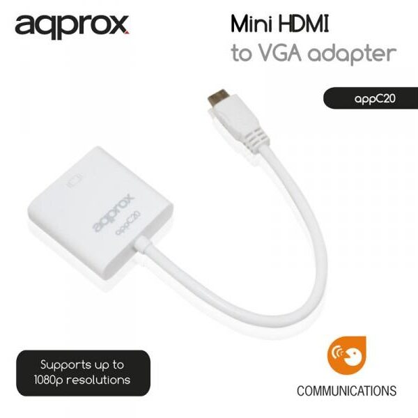 APPROX ΑΝΤΑΠΤΟΡΑΣ MINI HDMI to VGA