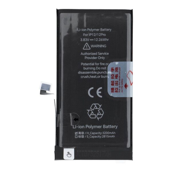 JCID Battery for iPhone 12 / 12 Pro 3200 mAh (high capacity)