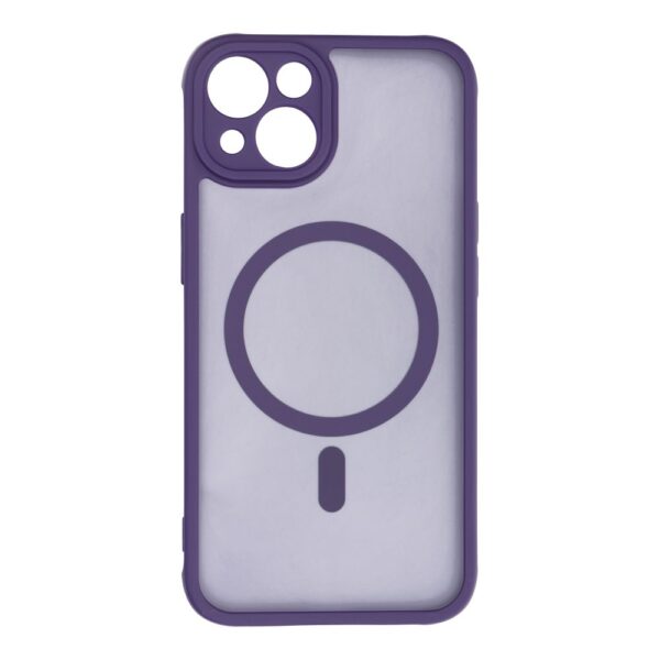 FULL MATTE MAG COVER case compatible with MagSafe for IPHONE 13 purple