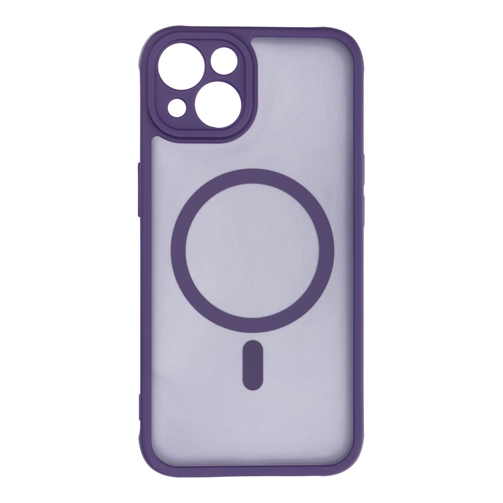 FULL MATTE MAG COVER case compatible with MagSafe for IPHONE 13 purple