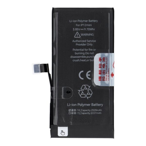 JCID Battery for iPhone 12 mini 2520 mAh (high capacity)