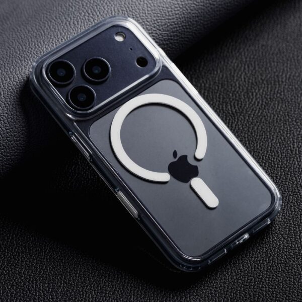 Case for iPhone 17 PRO Forcell F-Protect Clear Hybrid Premium compatible with Magsafe clear