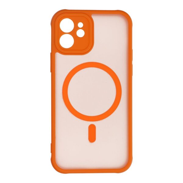 c45fe126da5a09ed316c3f30e8622485 FULL MATTE MAG COVER case compatible with MagSafe for IPHONE 12 hermes orange