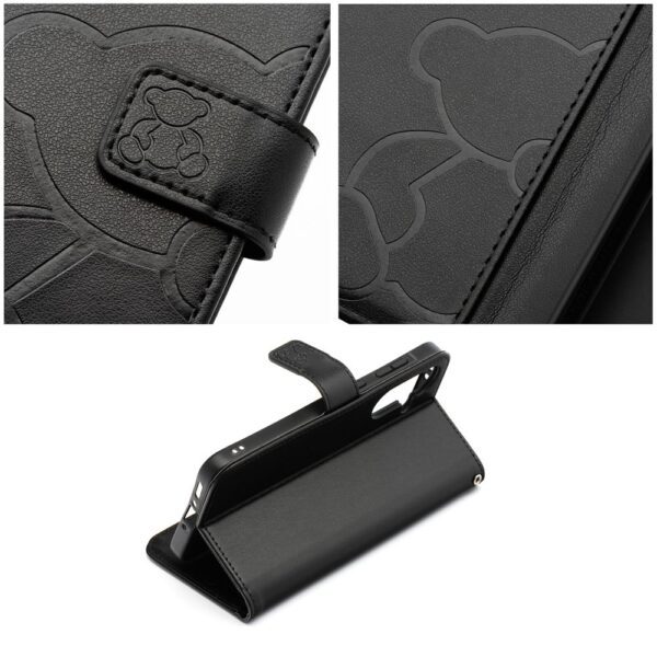MEZZO Book case for SAMSUNG S25 Edge teddy bear black