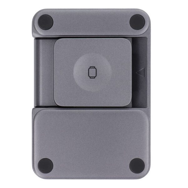 Wireless charger Forcell F-Energy 3in1 Flex Pro Qi2 compatible with MagSafe (F-05) silver