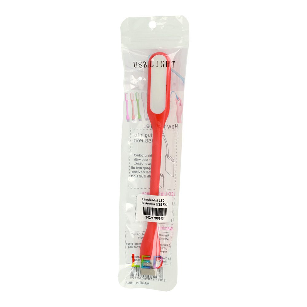 foto_add-196741 Mini LED Lamp Silicone USB Red