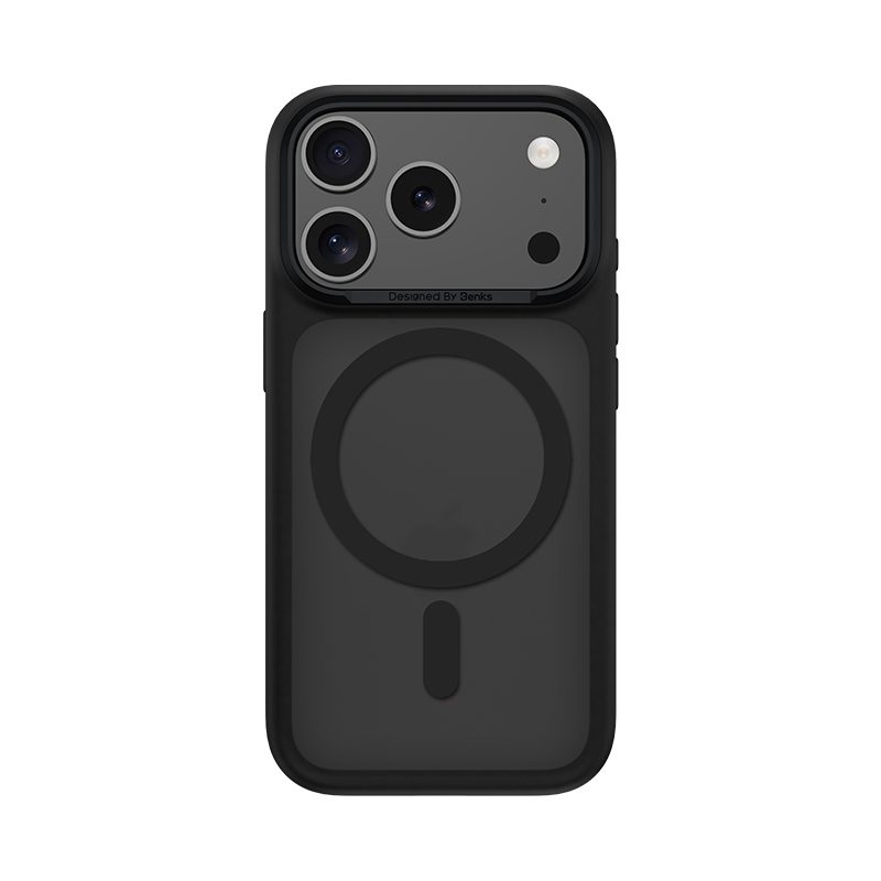 foto_add-329439 Benks Magnetic Mist Case Metal Frame (0069) for Iphone 17 Pro black (Camera Control Button)