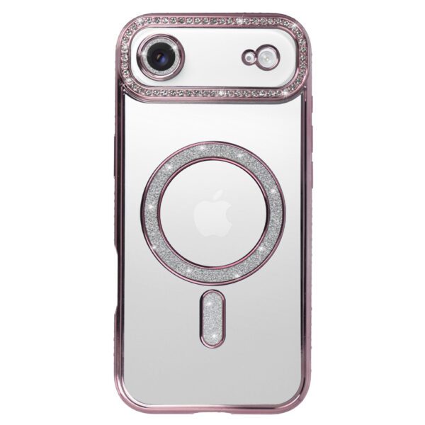 Bling Magsafe Case for Iphone 17 Air pink