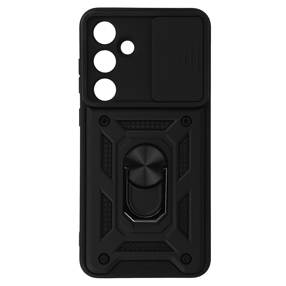 Slide Camera Armor Case for Samsung Galaxy S24 FE Black
