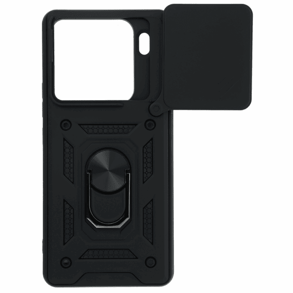 Slide Camera Armor Case for Xiaomi 15 Pro 5G Black