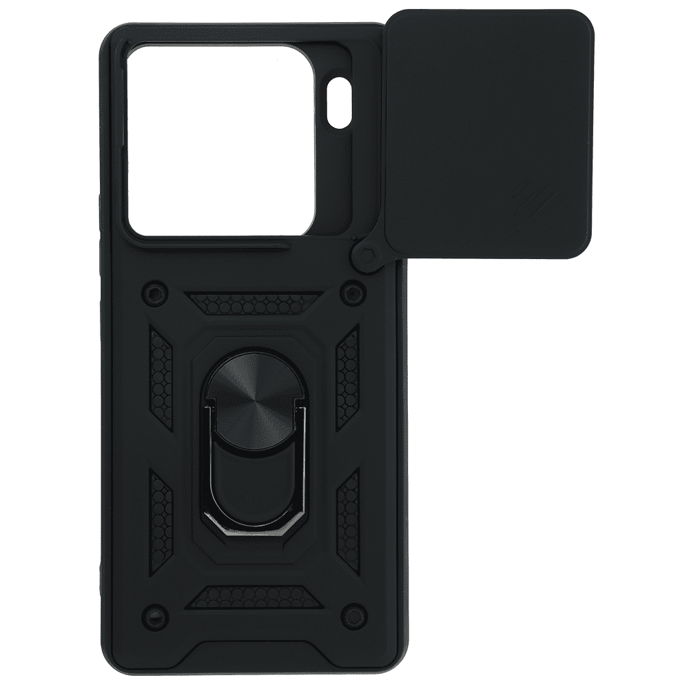 Slide Camera Armor Case for Xiaomi 15 Pro 5G Black