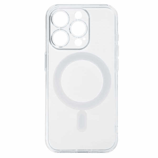 TEL PROTECT MagSilicone Case for Iphone 15 Pro Transparent