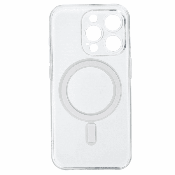 TEL PROTECT MagSilicone Case for Iphone 15 Pro Transparent