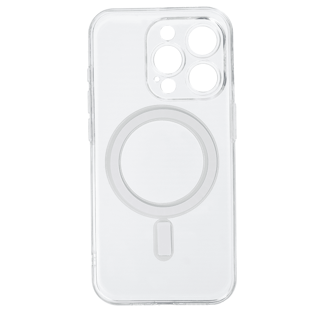 TEL PROTECT MagSilicone Case for Iphone 15 Pro Transparent