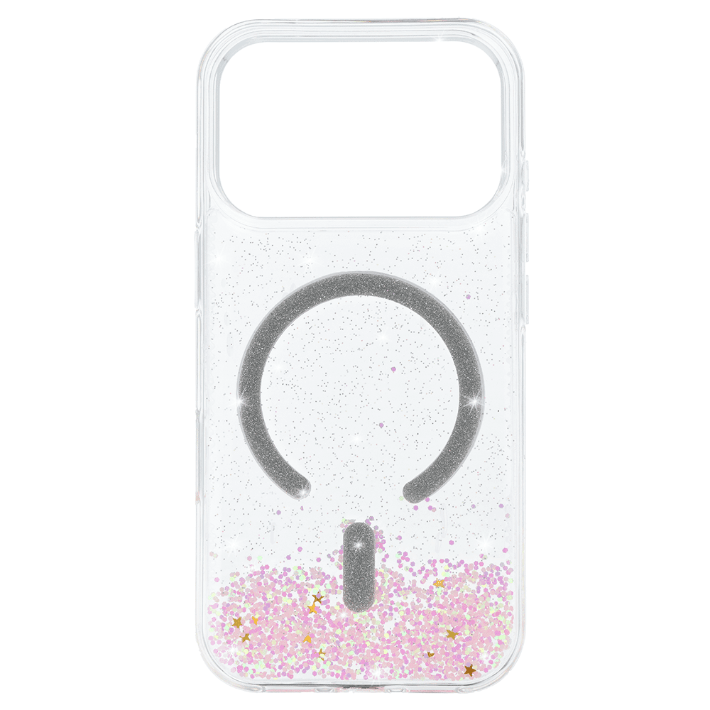 Tel Protect Moonlite Magsafe Case for Iphone 17 Pro Max pink clear