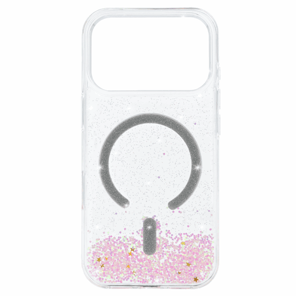 Tel Protect Moonlite Magsafe Case for Iphone 17 Pro pink clear