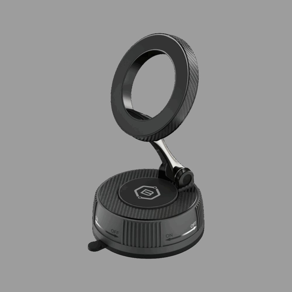 Blavec Car holder BHV-03 magnetic vacuum with gel to windshield / dashboard (BHV03-PMB) black