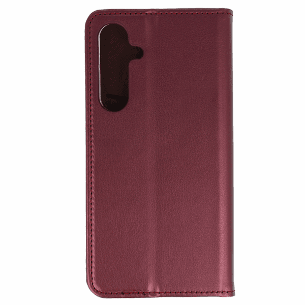 Smart Magneto Case for Samsung Galaxy S24 Plus burgundy