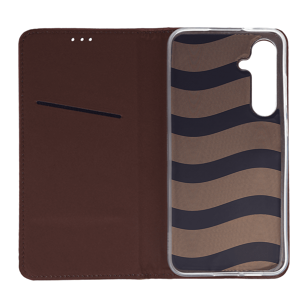 Smart Magneto Case for Samsung Galaxy S24 Plus burgundy