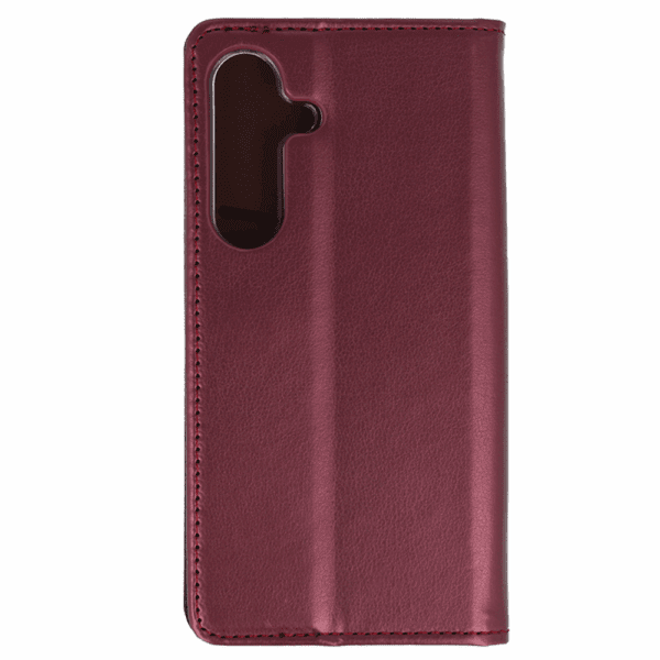 Smart Magneto Case for Samsung Galaxy S25 burgundy