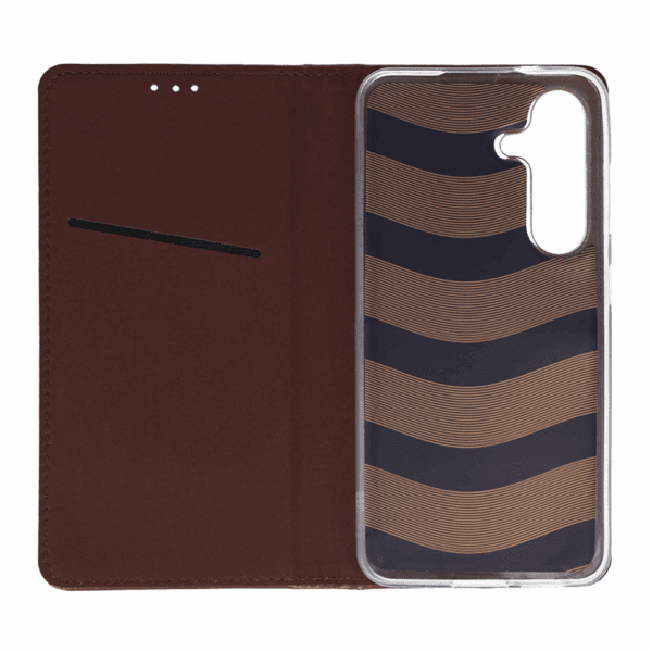 Smart Magneto Case for Samsung Galaxy S25 burgundy