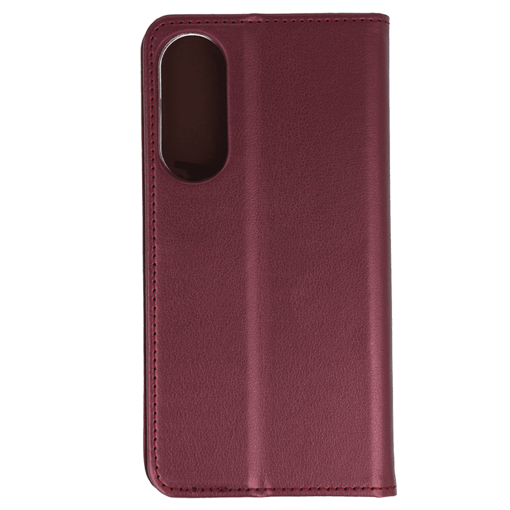 Smart Magneto Case for Samsung Galaxy S25 Edge burgundy